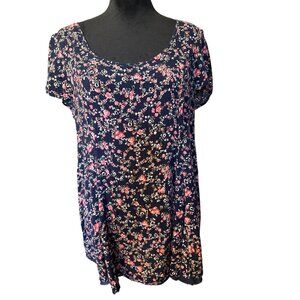 💖Floral Print Torrid Womens Dress With Zipper Back